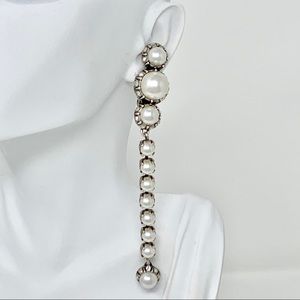 Lanvin Clip on Pearl Earrings
